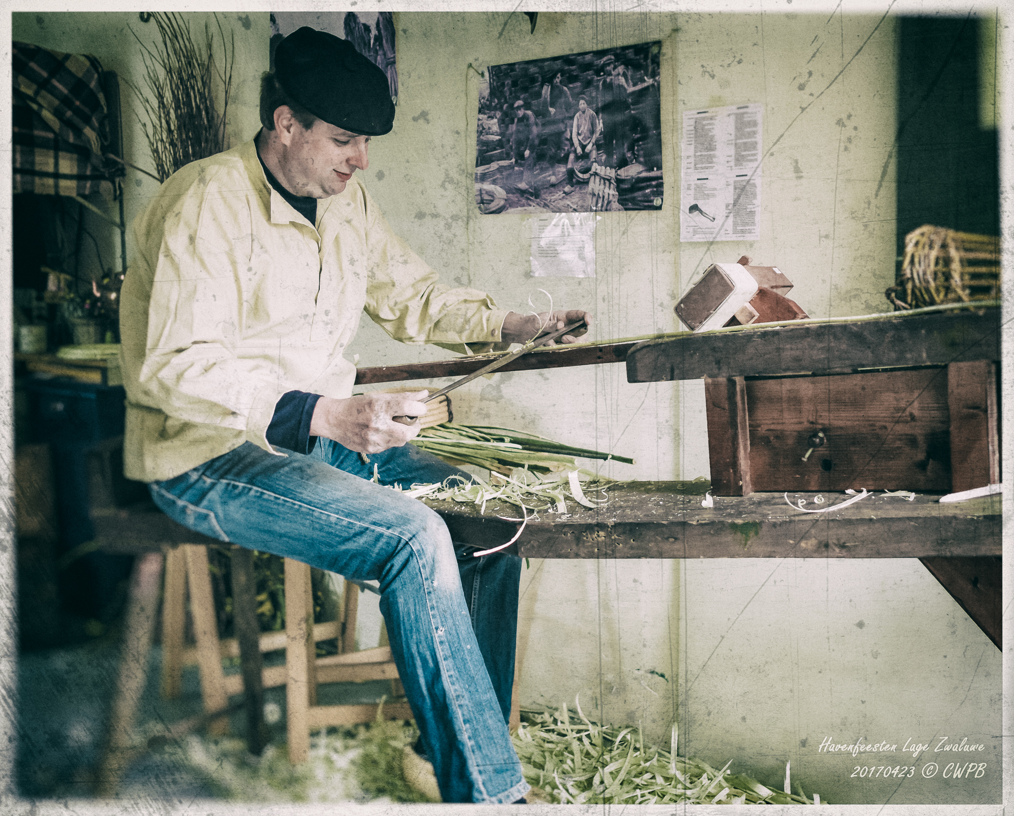 Hoep maken [Foto: Kees 't Hooft]